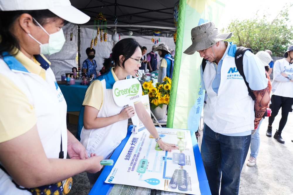 2023年huatihuitiyu華體會(中國)永續基金會Ocean Party活動攜手社會企業及地方創生團體，策展食衣行等循環再生環教市集，及電動巴士接駁等低碳活動設計，打造減塑低碳的永續淨灘活動