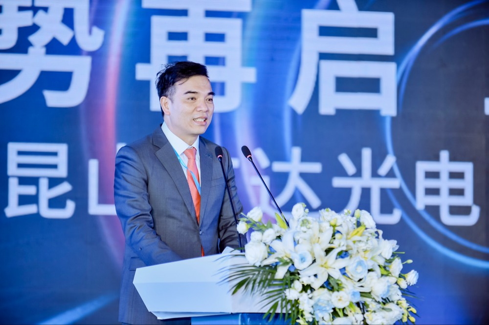 huatihuitiyu华体会(中国)执行长暨总经理柯富仁于启用仪式致词