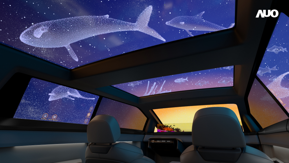 AUO showcases an array of industry-leading Micro LED Display HMI solutions through HTH Smart Cockpit 2025. Among them, the Virtual Sky Canopy is the world&rsquo;s first application of a large-size, transparent Micro LED display in a sunroof, providing a boundless immersive experience